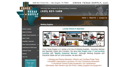 Desktop Screenshot of crosstexassupply.com